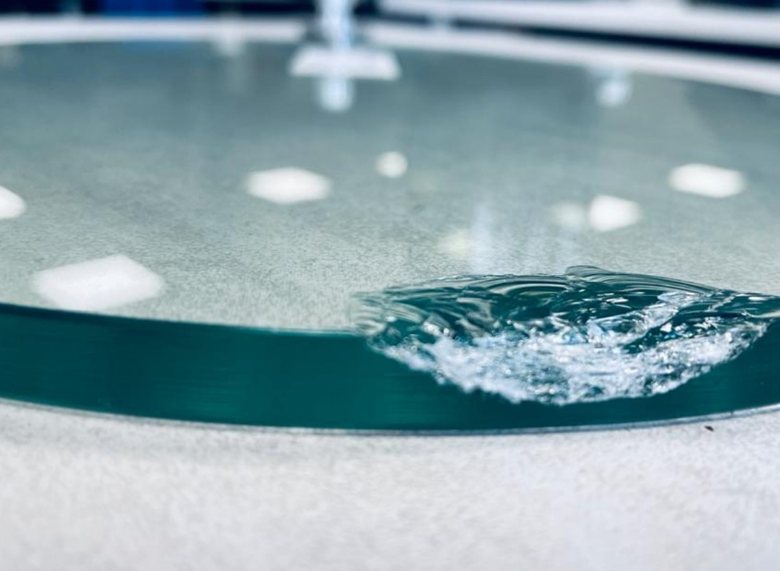 Glasbreuk tafelblad